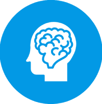 Icon representing neurologic rehabilitation